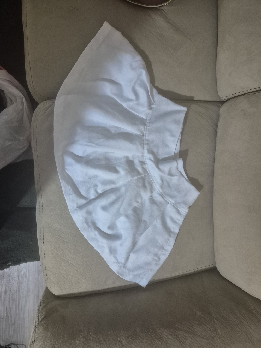 Rue21 White Circle Skater Skirt